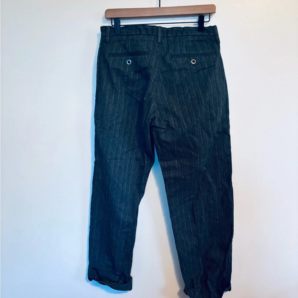 Gap grey striped trousers size 31x30